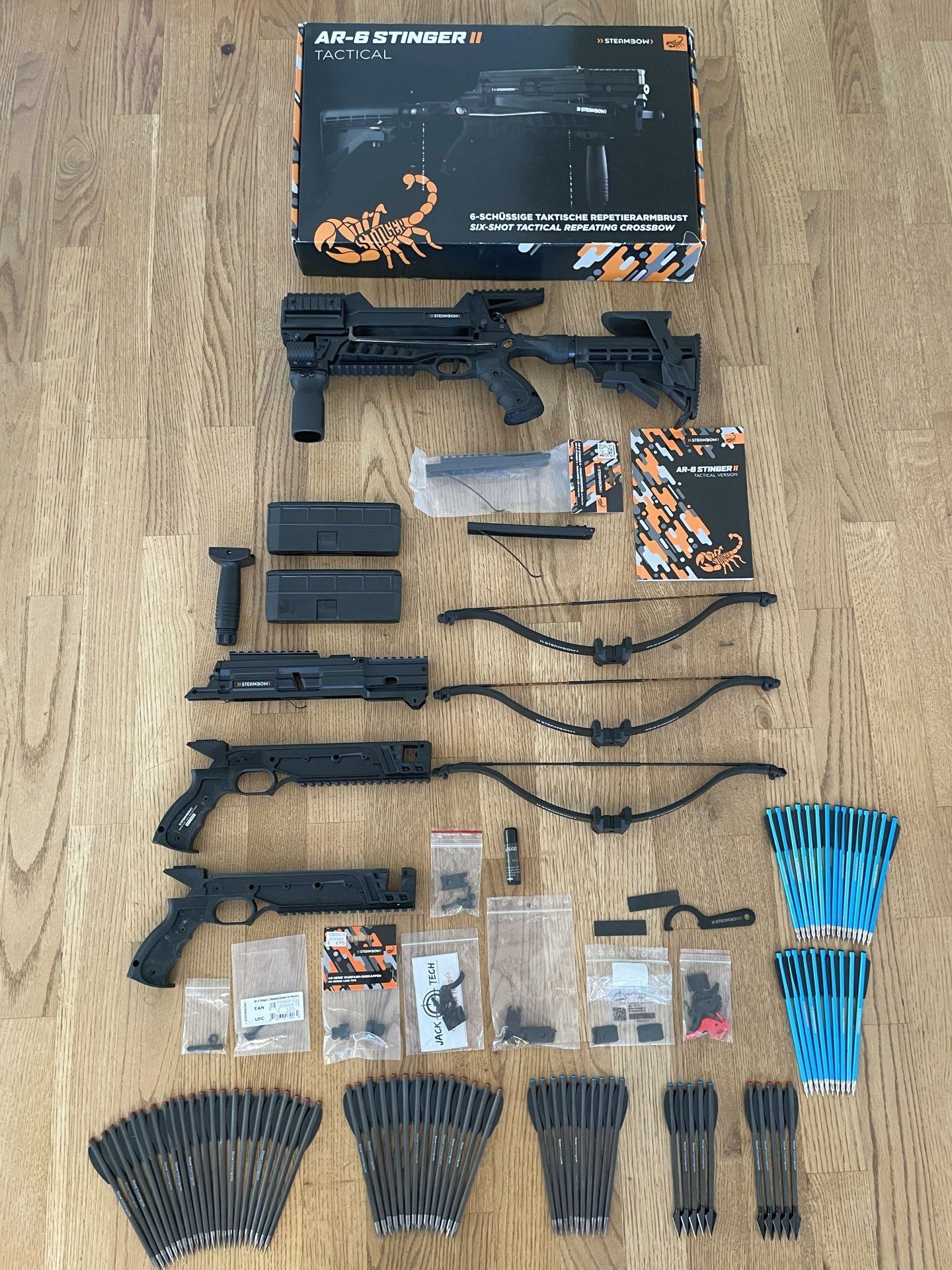 Steambow Stinger Tactical und M10, Komplettpaket, Schnäppchen – Bild 1
