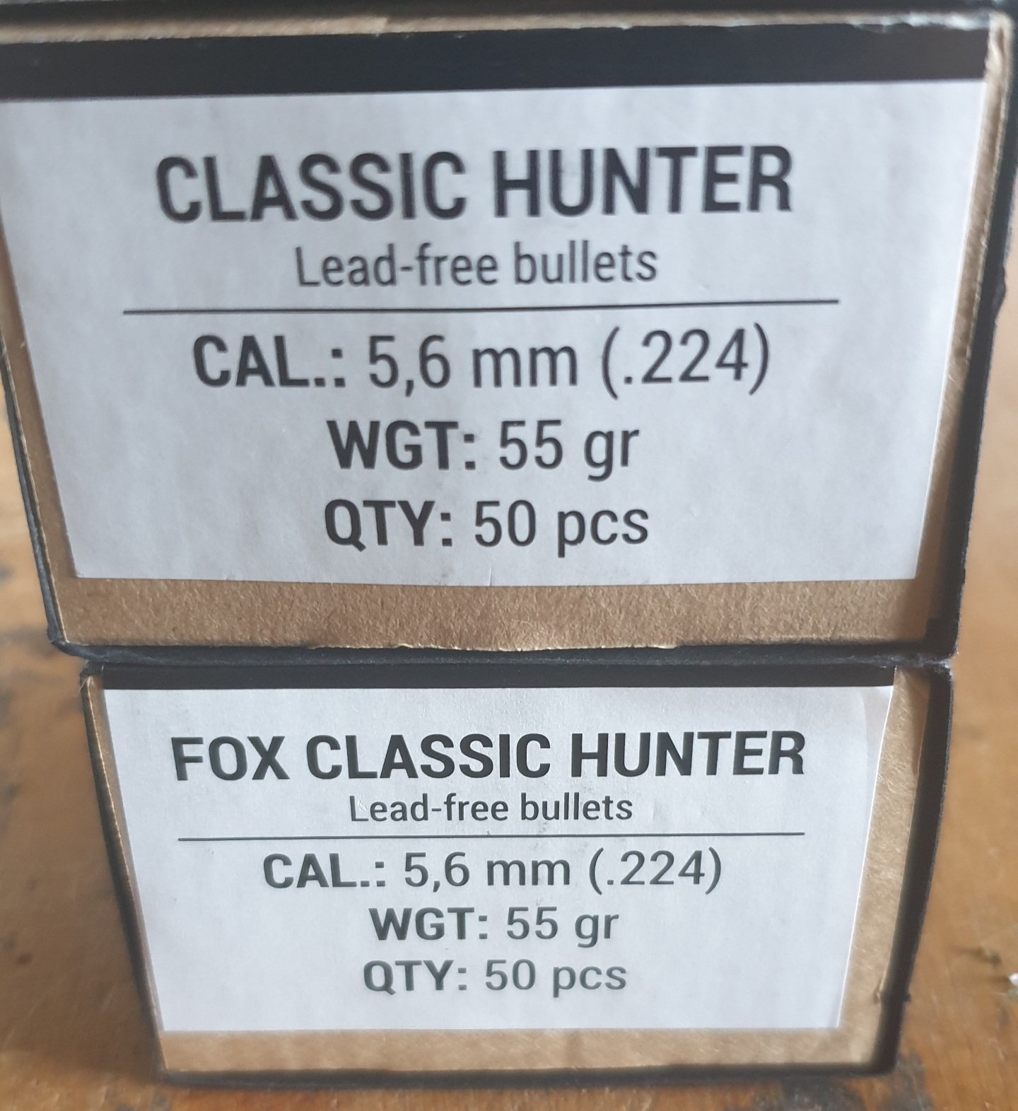 .224 - 55gr Fox Hunter Geschosse – Bild 1
