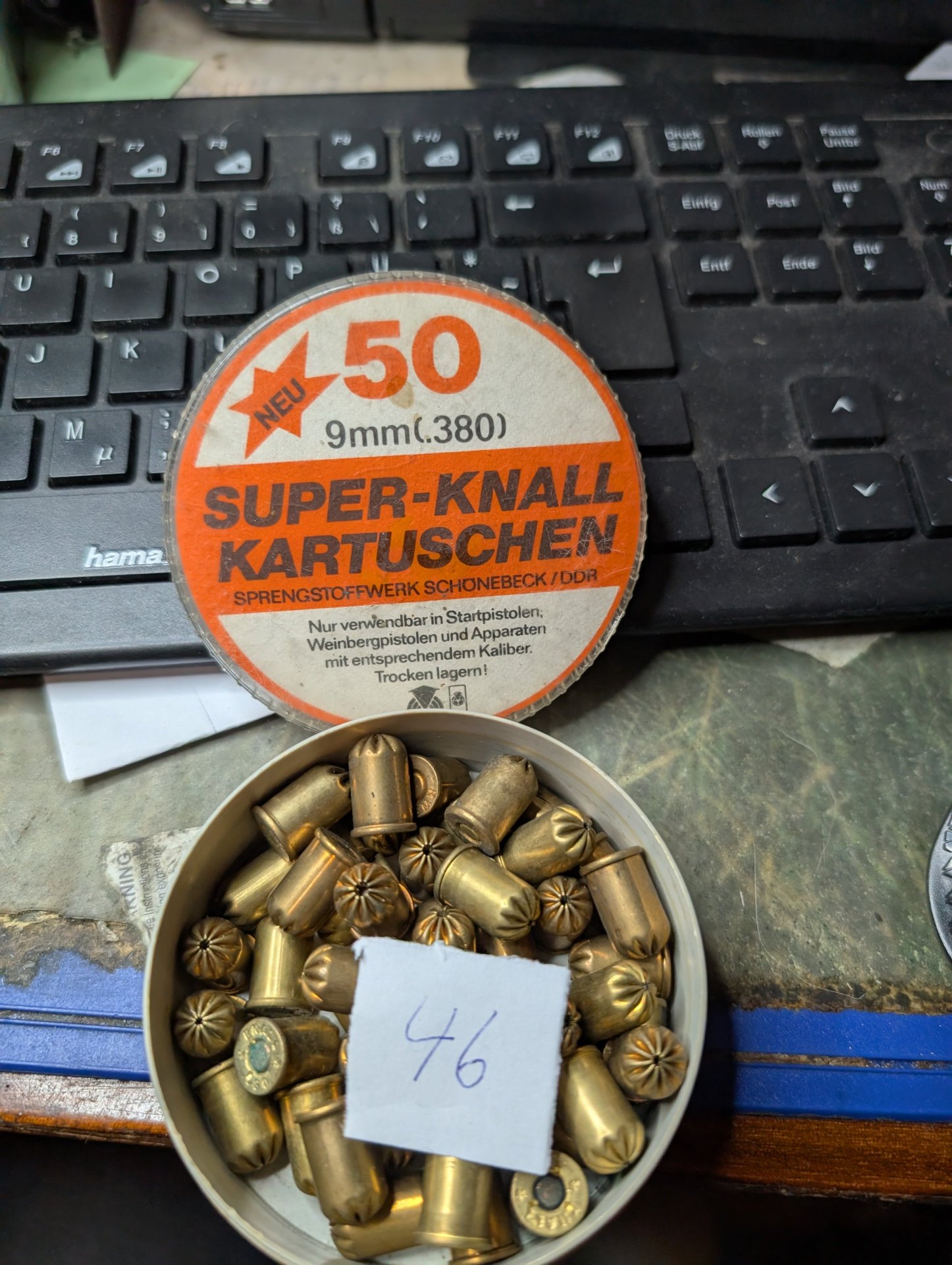 45 Knallpatronen kal 9mm – Bild 1
