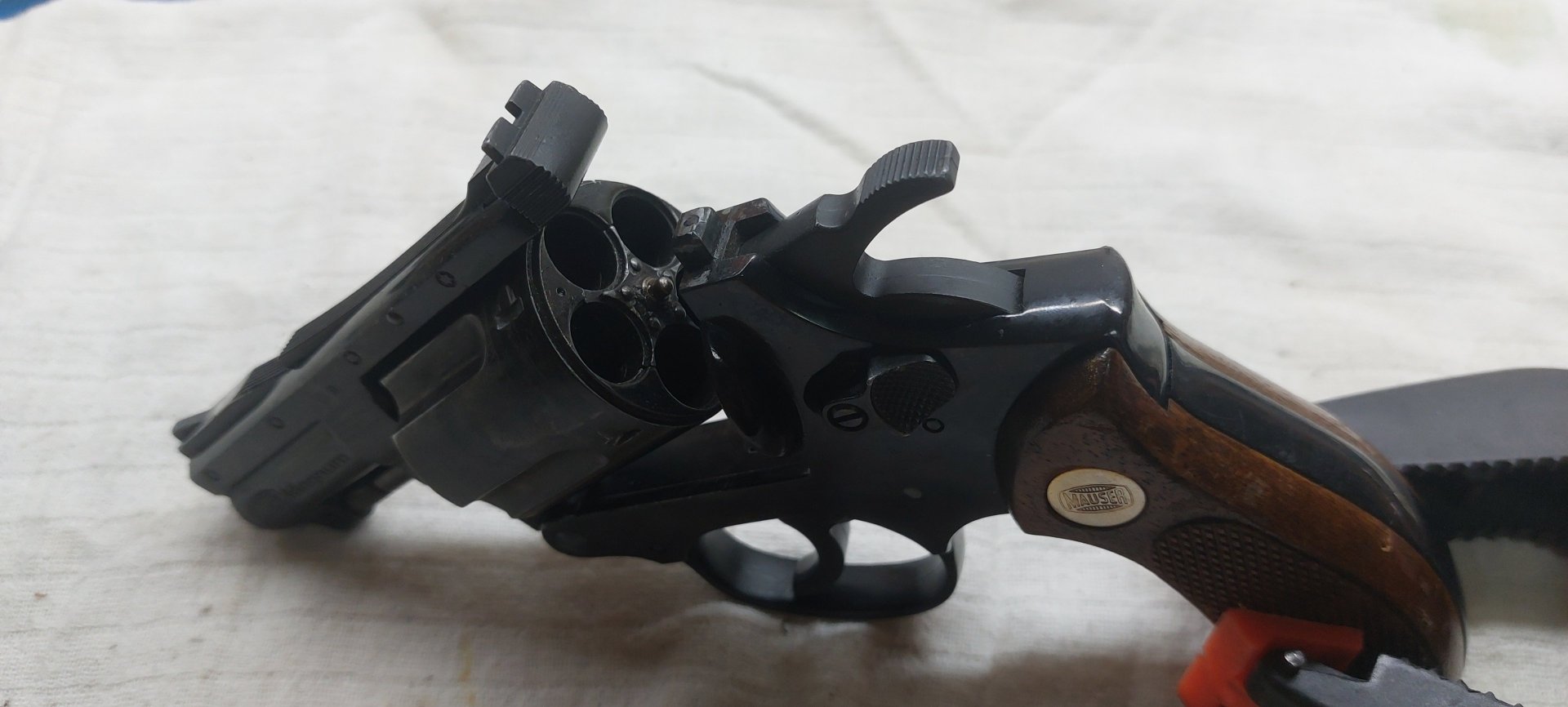 Mauser Revolver Mod. Magnum, Kaliber .45 Knall – Bild 4