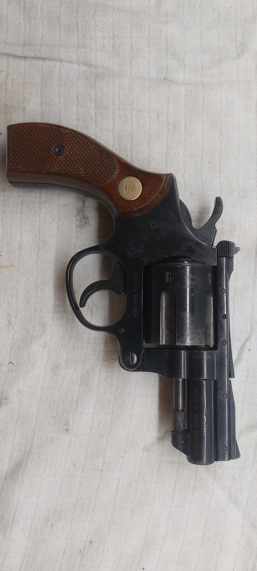 Mauser Revolver Mod. Magnum, Kaliber .45 Knall – Bild 5