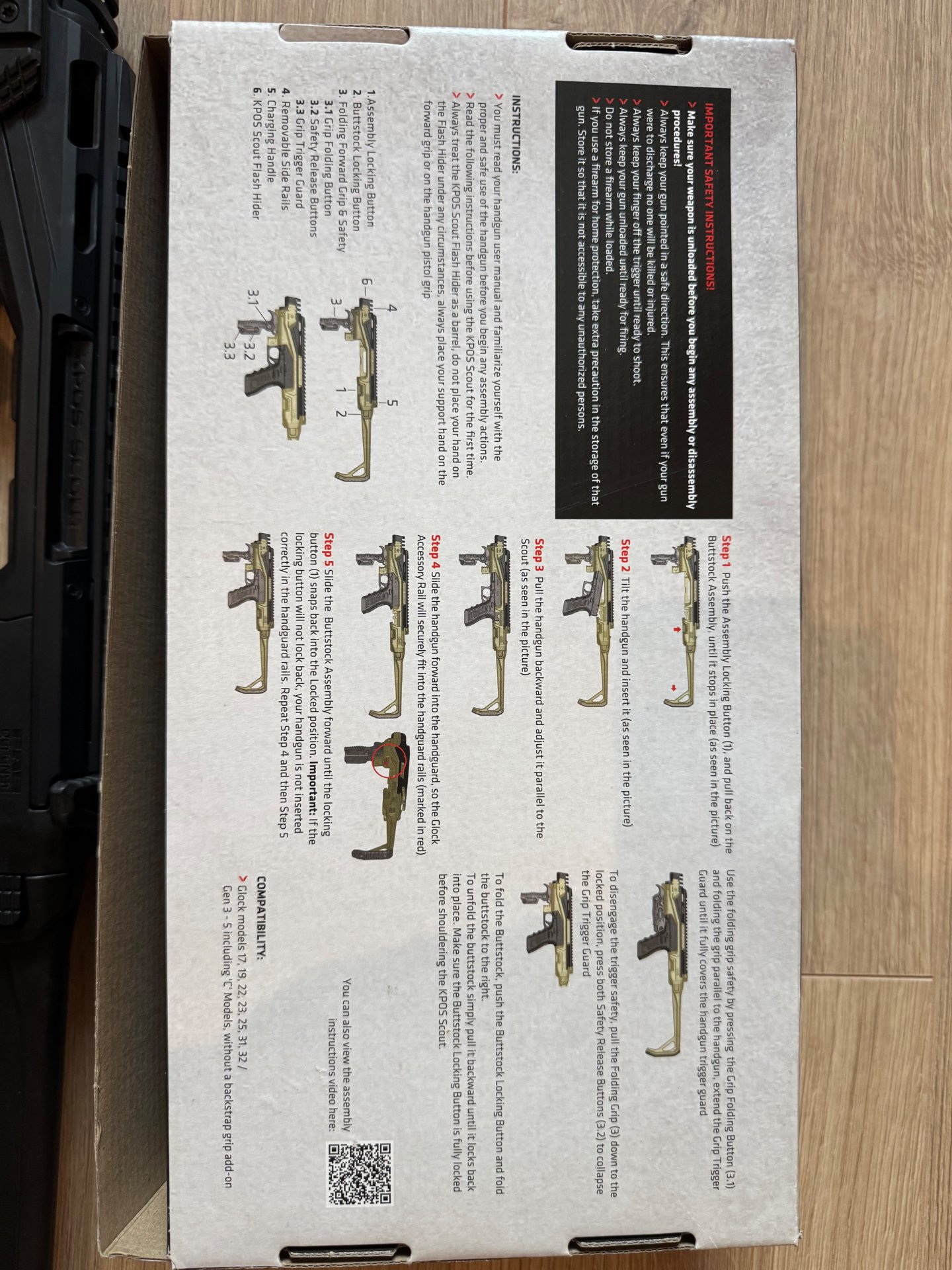 FAB Defense KPOS Scout Glock Anschlagschaft – Bild 3