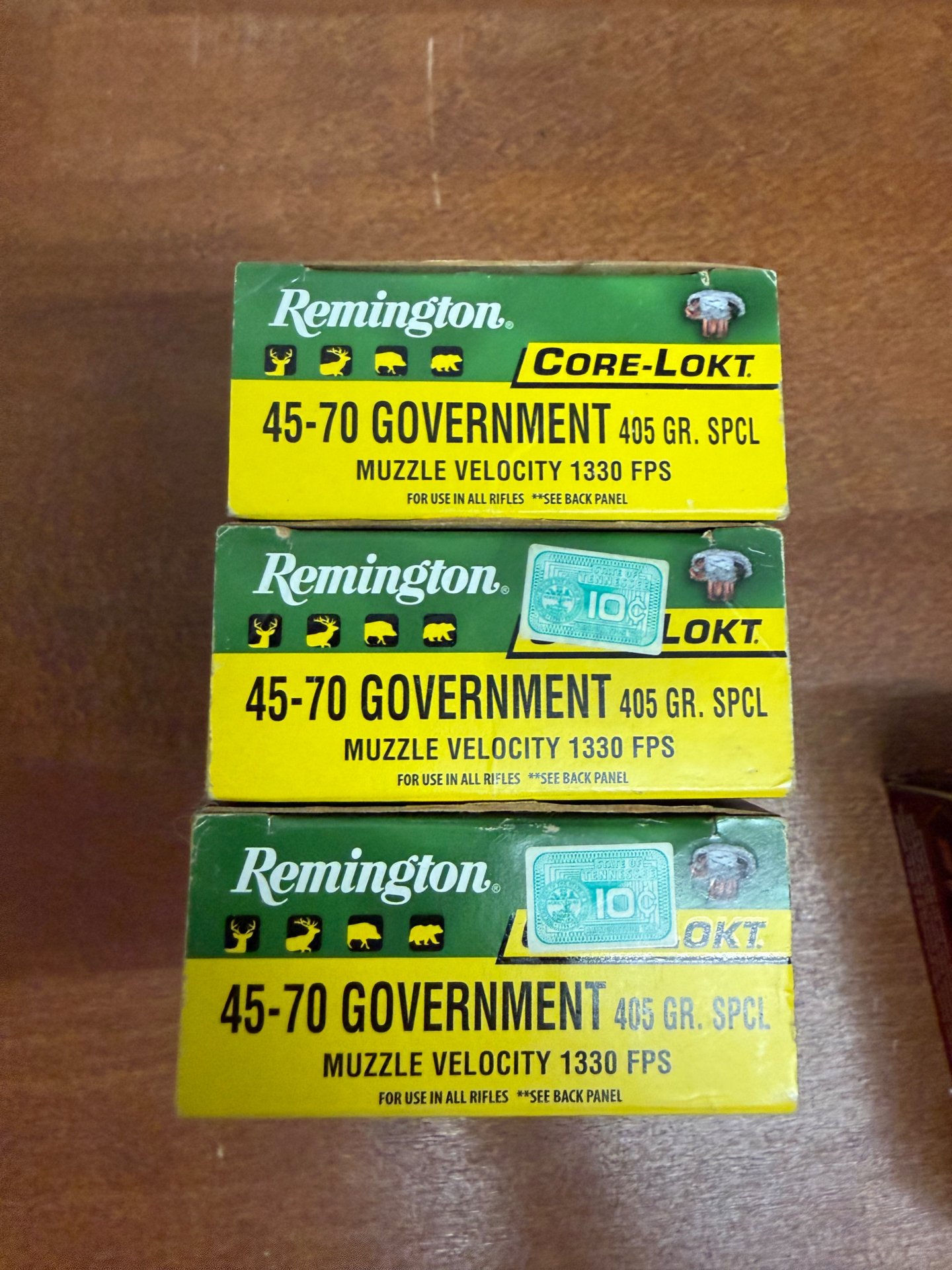 60 Schuss Remington Core-Lokt .45-70 Government, 405 grs SP – 3 x 20 Schuss – Bild 1