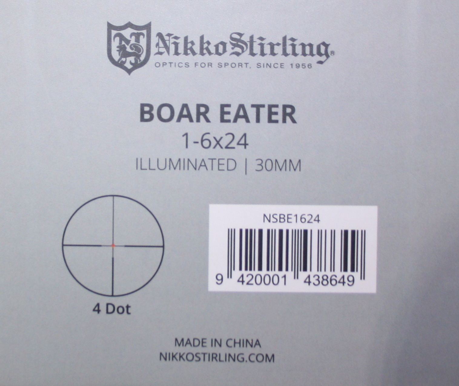 NIKKO STIRLING BOAR EATER Zielfernrohr 1-6x24 – Bild 2