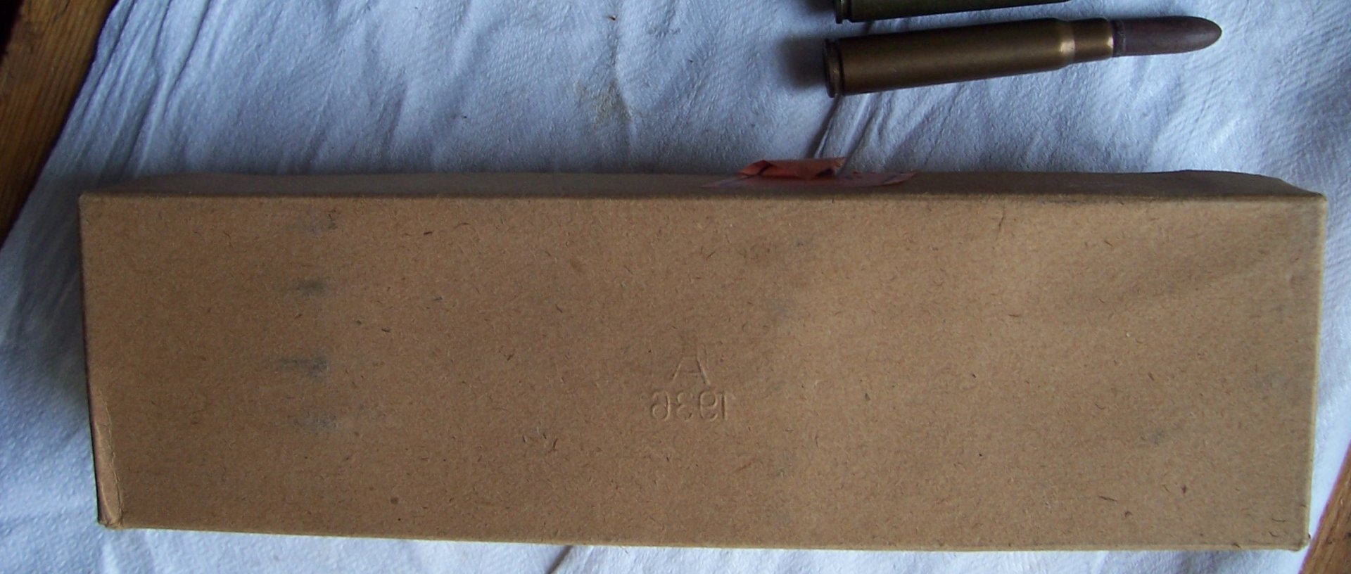 23 DEKO Platzpatronen 33 , 7,92 mm , mit seltener Packschachtel " has" , deutsch 2.WK – Bild 4