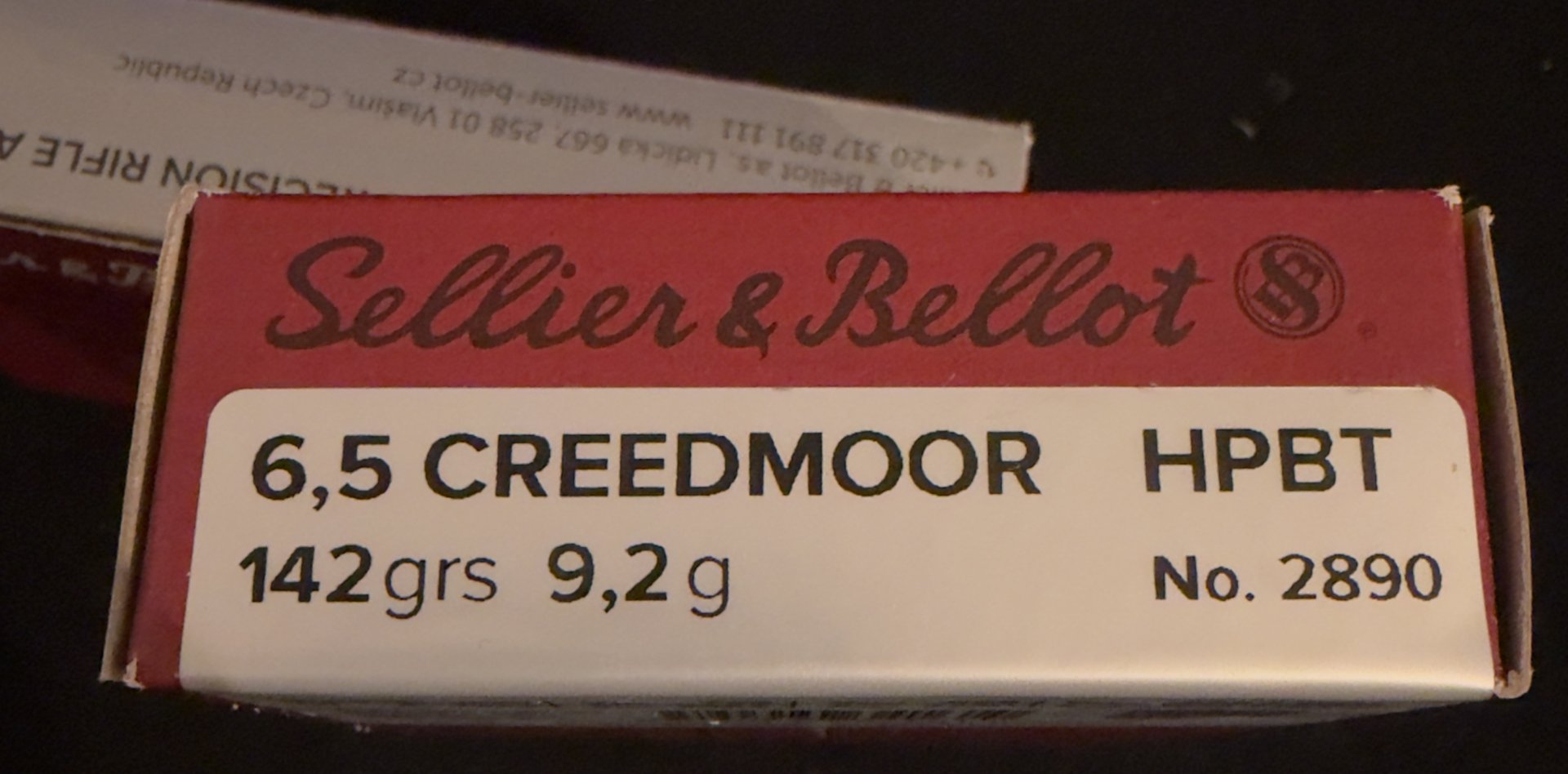31x S&B Match 6,5 Creedmoor 142 Gr. OTM Munition – Bild 2
