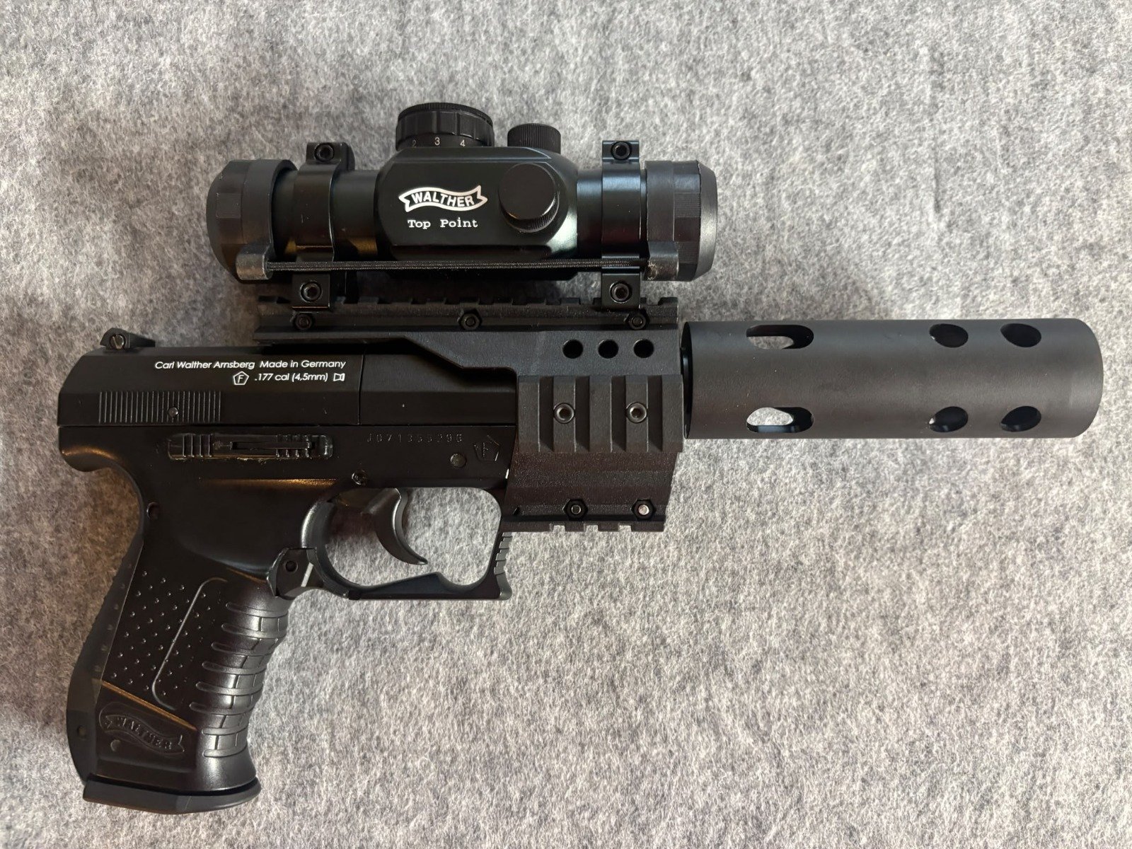 Walther Nighthawk 4,5 mm Diabolo - Co2-Pistole im Koffer – Bild 1