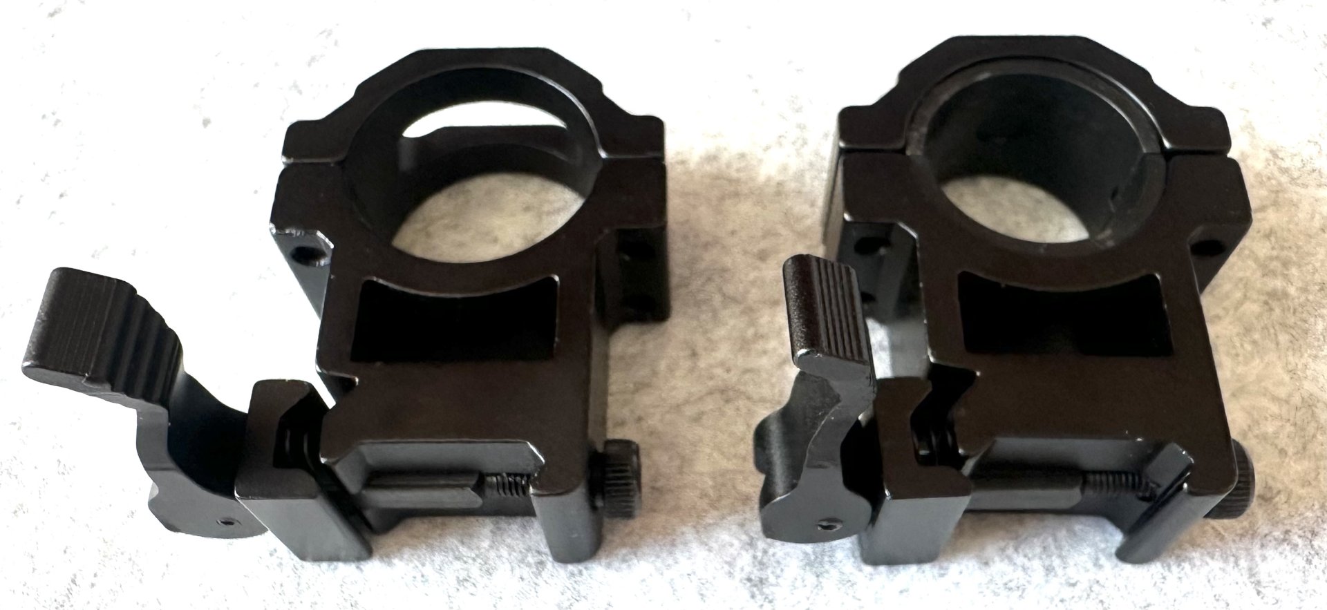 Picatinny schnell Spannmontage Ringe, 1 Zoll/30mm, Neuwertig – Bild 3