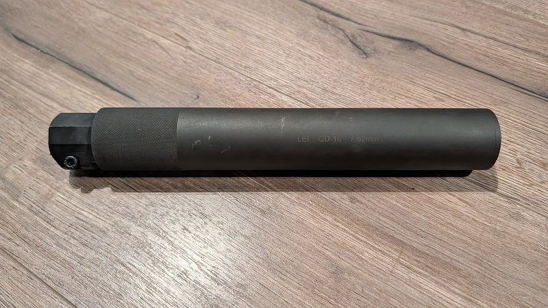 LEI QD Schalldämpfer Kaliber 7,62 / .30 / .308 M18x1.5 Gewinde – Bild 1