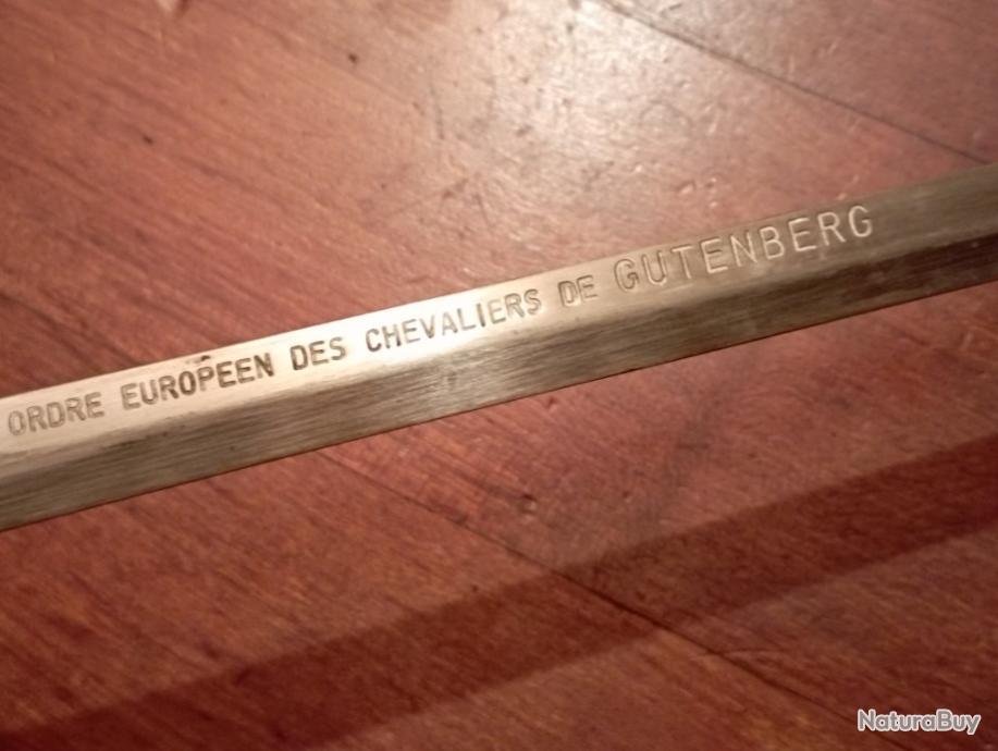 Schwert des Ordens von Gutenberg – Bild 4