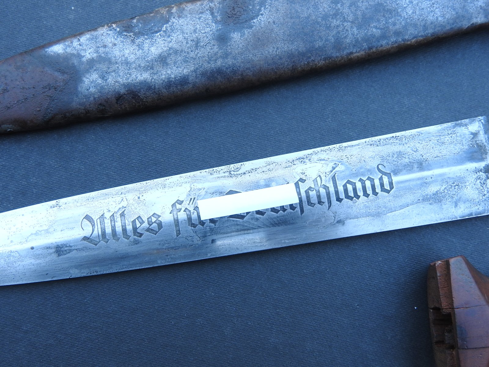 SA DOLCH KLINGE MIT KOMPLET RÖEHM WIDMUNG- BODENFUND – Bild 4