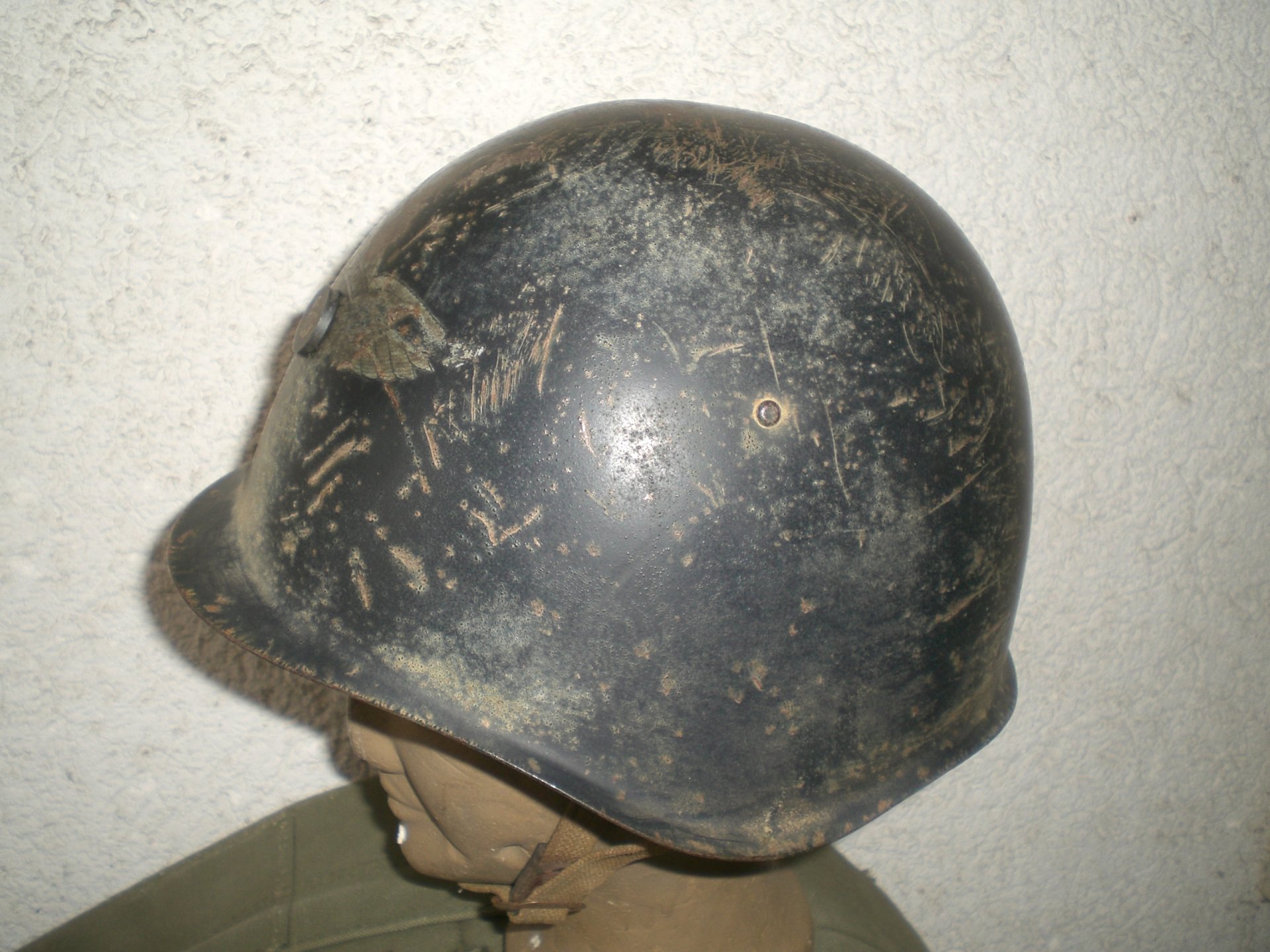 russischer Stahlhelm SSh39 Beutehelm Luftschutz 2 .Weltkrieg – Bild 2
