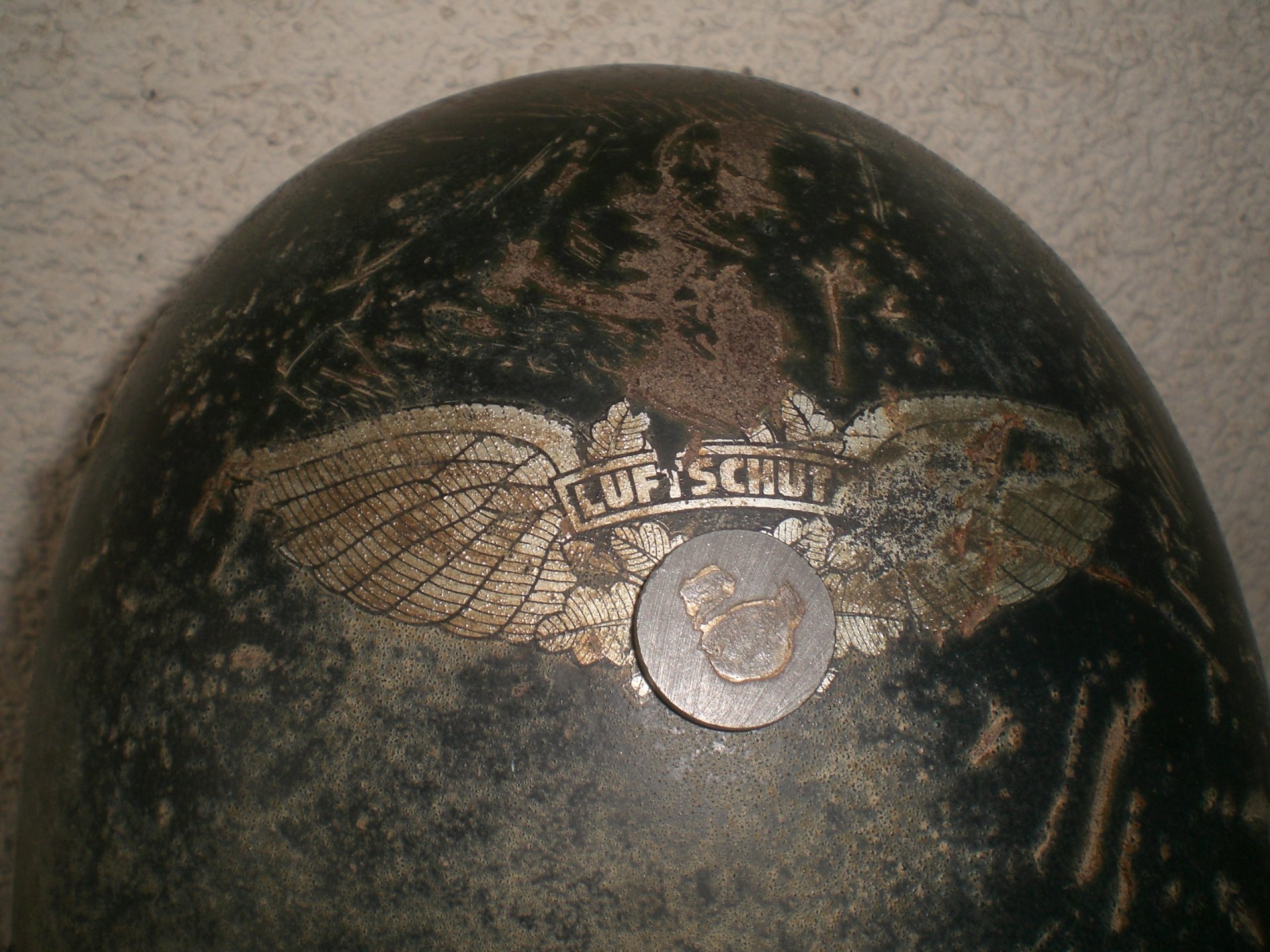 russischer Stahlhelm SSh39 Beutehelm Luftschutz 2 .Weltkrieg – Bild 3