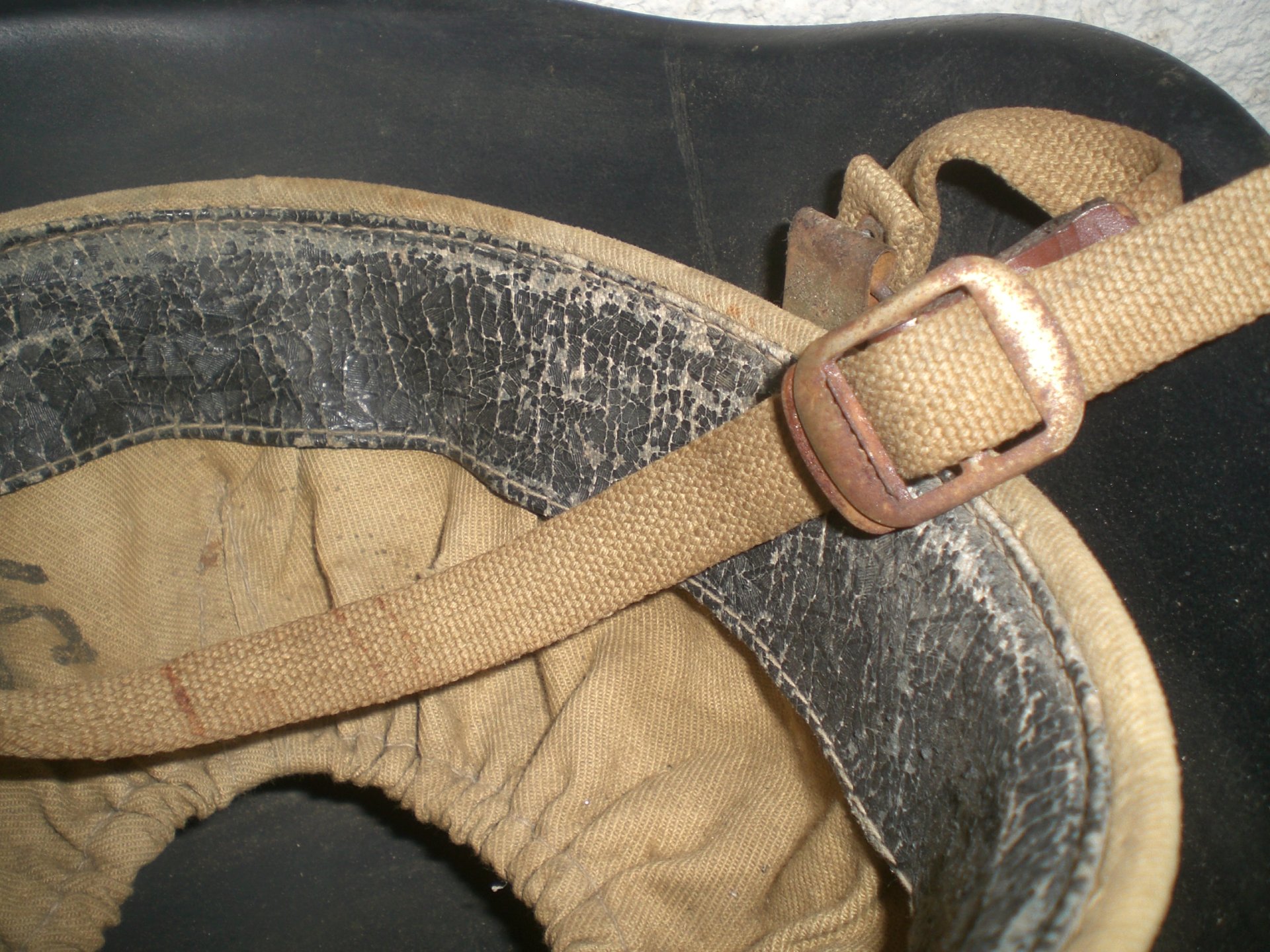 russischer Stahlhelm SSh39 Beutehelm Luftschutz 2 .Weltkrieg – Bild 5