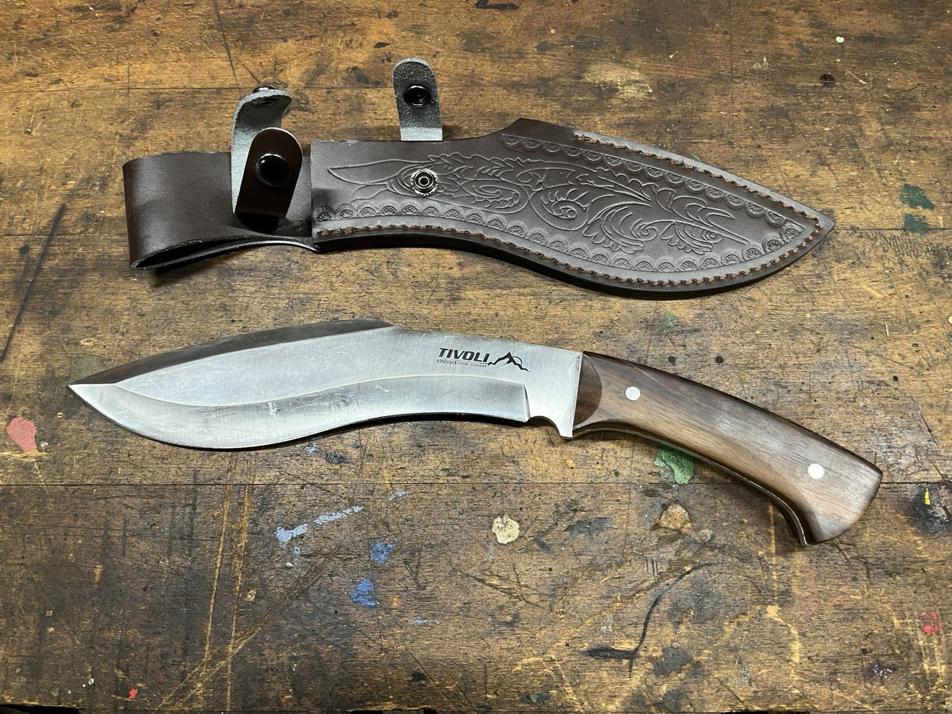 orig Tivoli Kukri MacheteTactical Autobeil Outdoor Survival taktical ungebraucht Bushcraft – Bild 1
