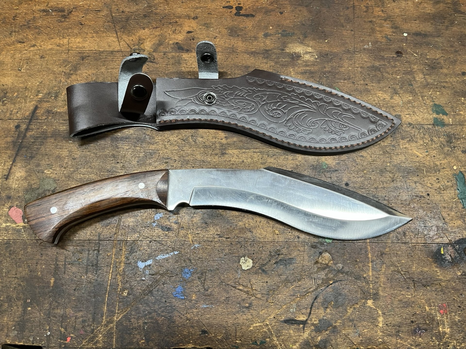orig Tivoli Kukri MacheteTactical Autobeil Outdoor Survival taktical ungebraucht Bushcraft – Bild 2