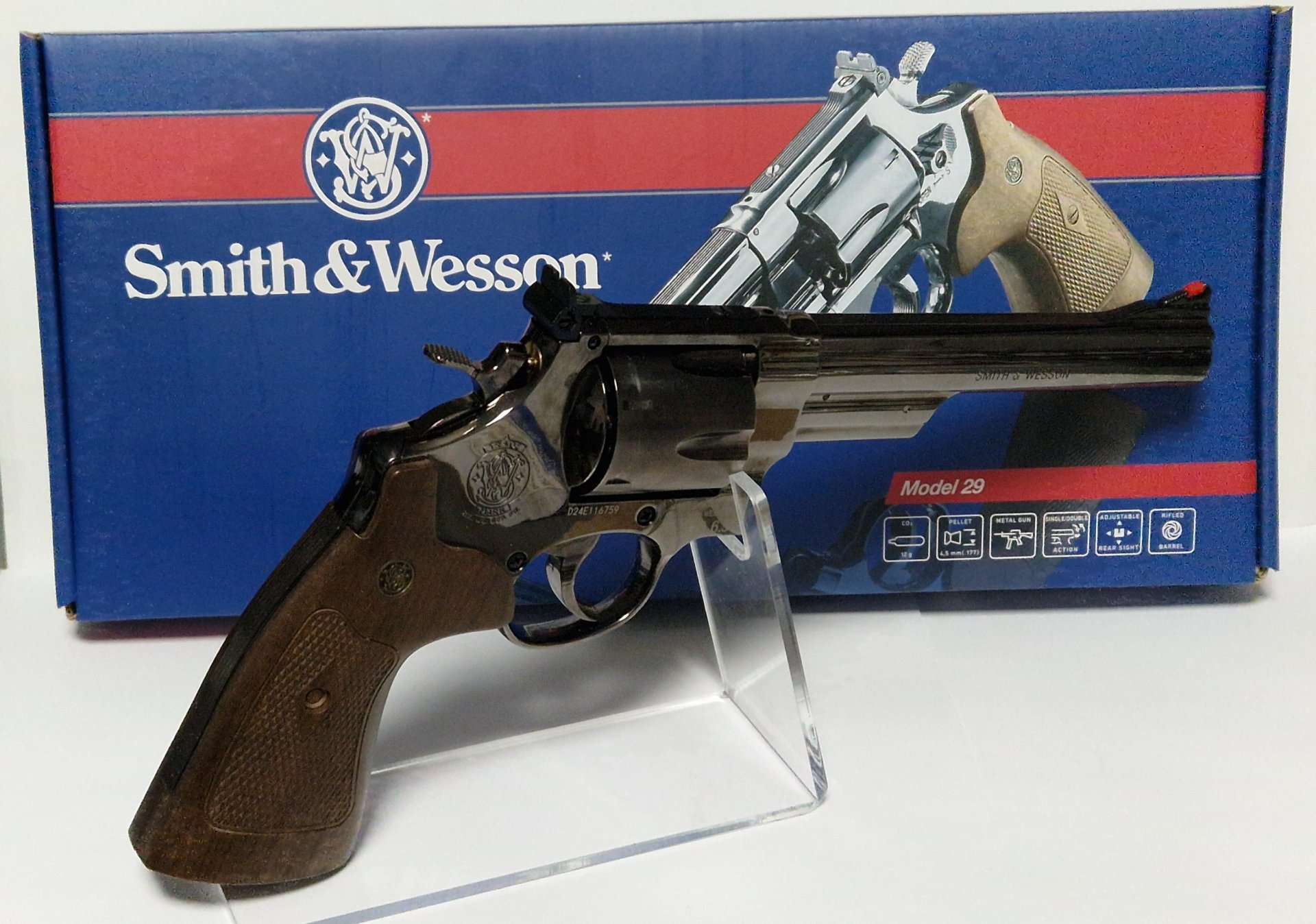 Smith & Wesson M29 6,5 Zoll 4,5 mm Diabolo CO2 – Bild 2