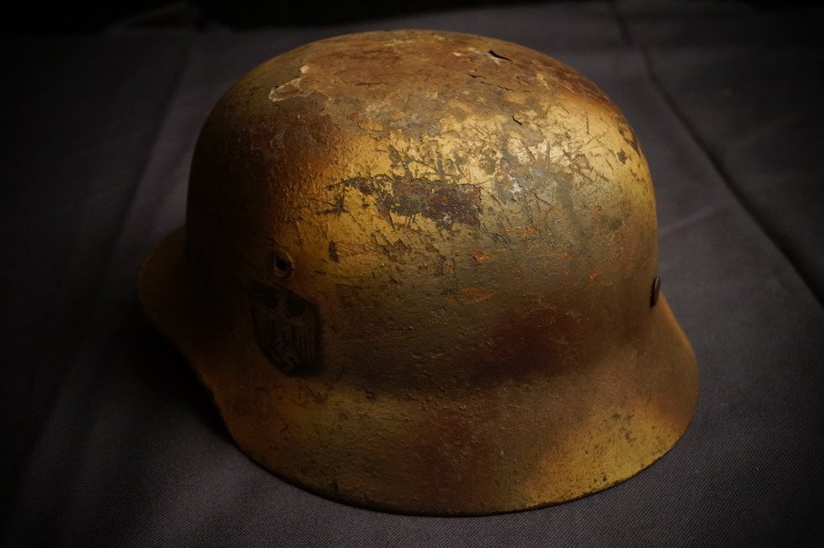 M40 Stahlhelm, Normandie Tarnung, casque, wk2 – Bild 2