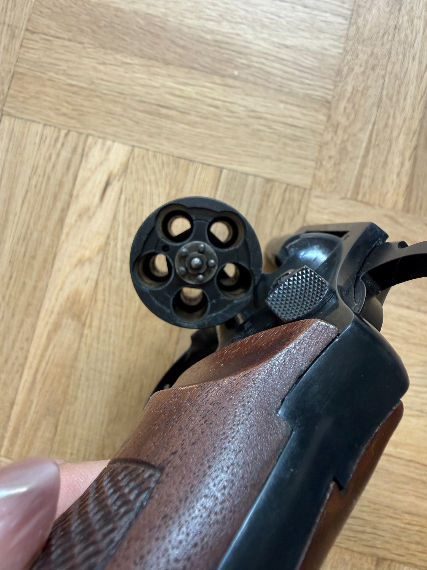 ME 9R - 9mm R. Knall - PTB 203/2 - Holzgriffschalen – Bild 3