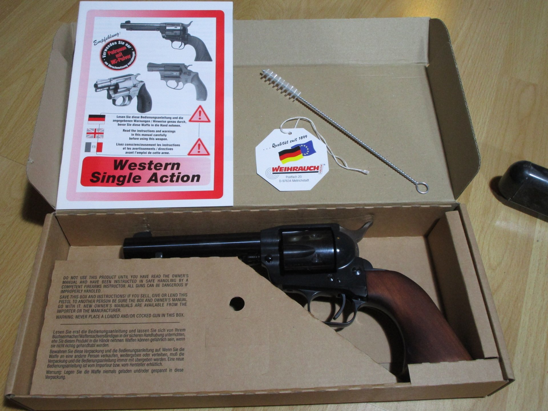 Weihrauch *****Western Single-Action***** Schreckschuss Revolver 9mm R.K. – Bild 1