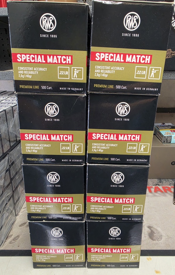 4000 Schuss RWS Special Match .22lr – Bild 1