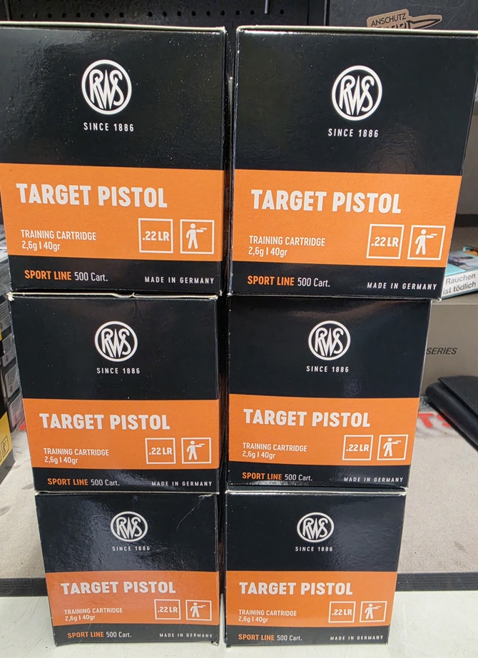 3000 Schuss RWS Target Pistol .22lr – Bild 1