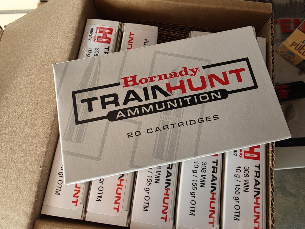 HORNADY MUNITION .308 WIN 155GR OTM BT TRAINHUNT 200 Schuss – Bild 1