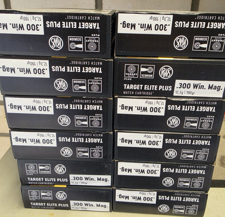 240 Schuss RWS Target Elite .300 Win Mag – Bild 1
