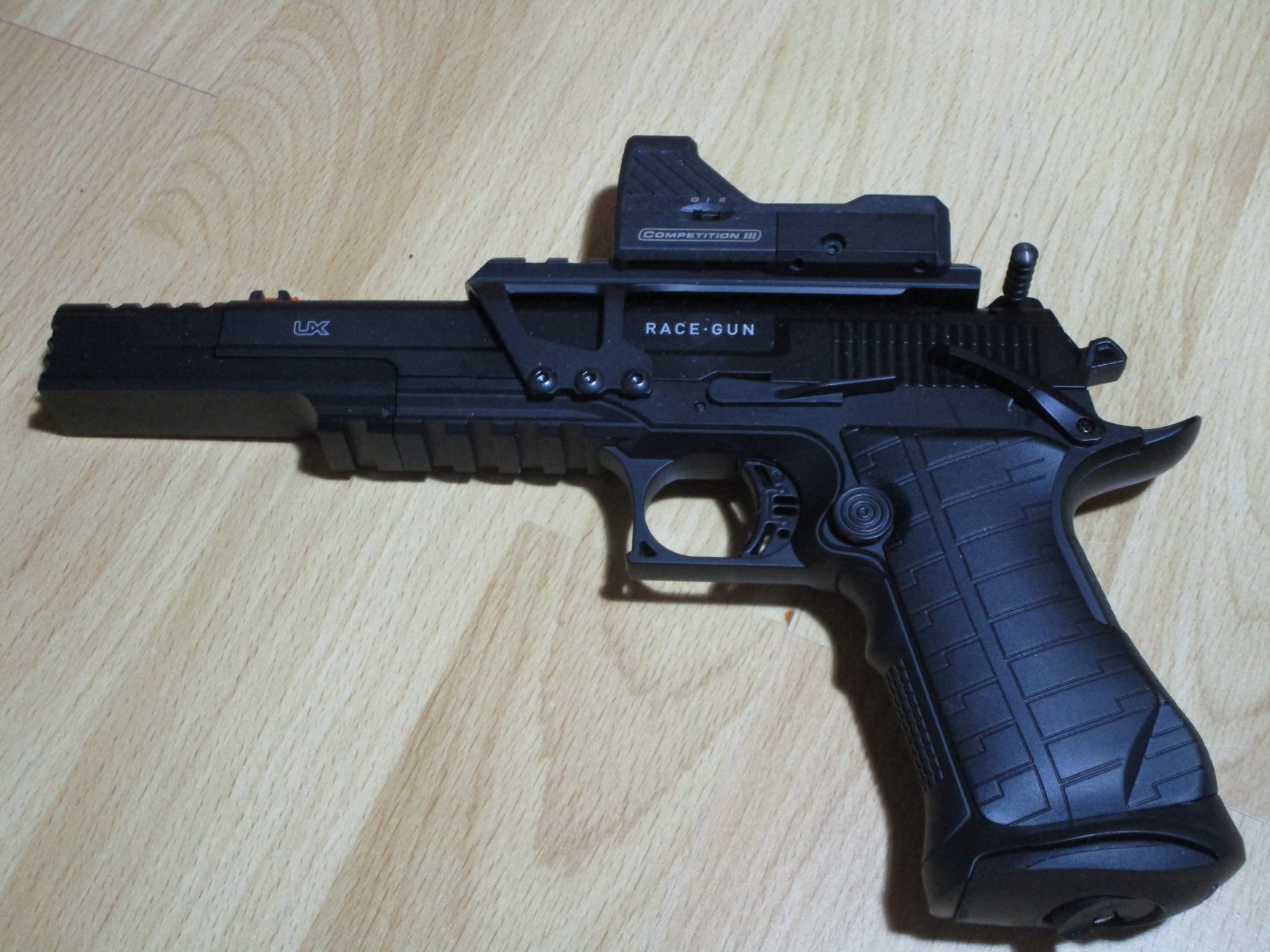 Umarex *****Race Gun***** CO2 Pistole 4,5mm BB Blow Back mit Leuchtpunktvisier – Bild 2