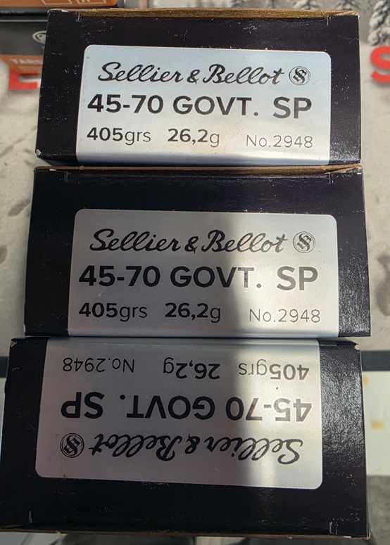 60 Schuss S&B .45-70 Gov – Bild 1