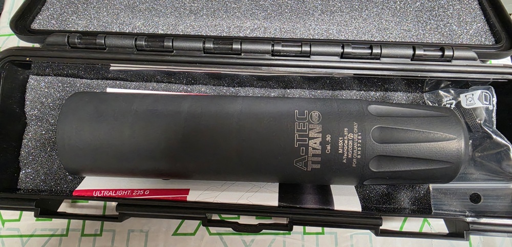 A-TEC Titan 45 Schalldämpfer .30 M15x1 – Bild 1