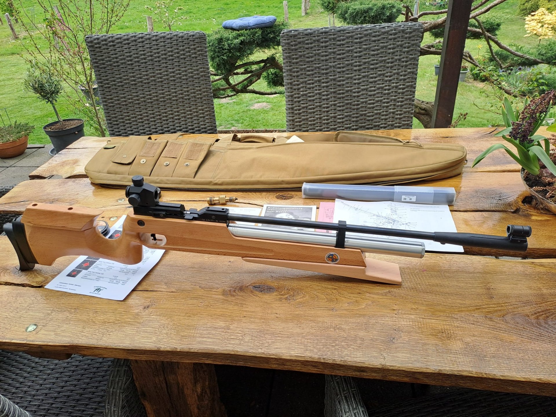 Hämmerli AR 50 mit neuer Kartusche Luftgewehr – Bild 1