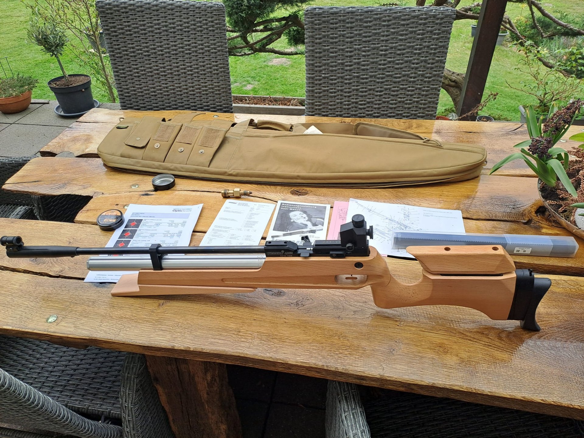 Hämmerli AR 50 mit neuer Kartusche Luftgewehr – Bild 2