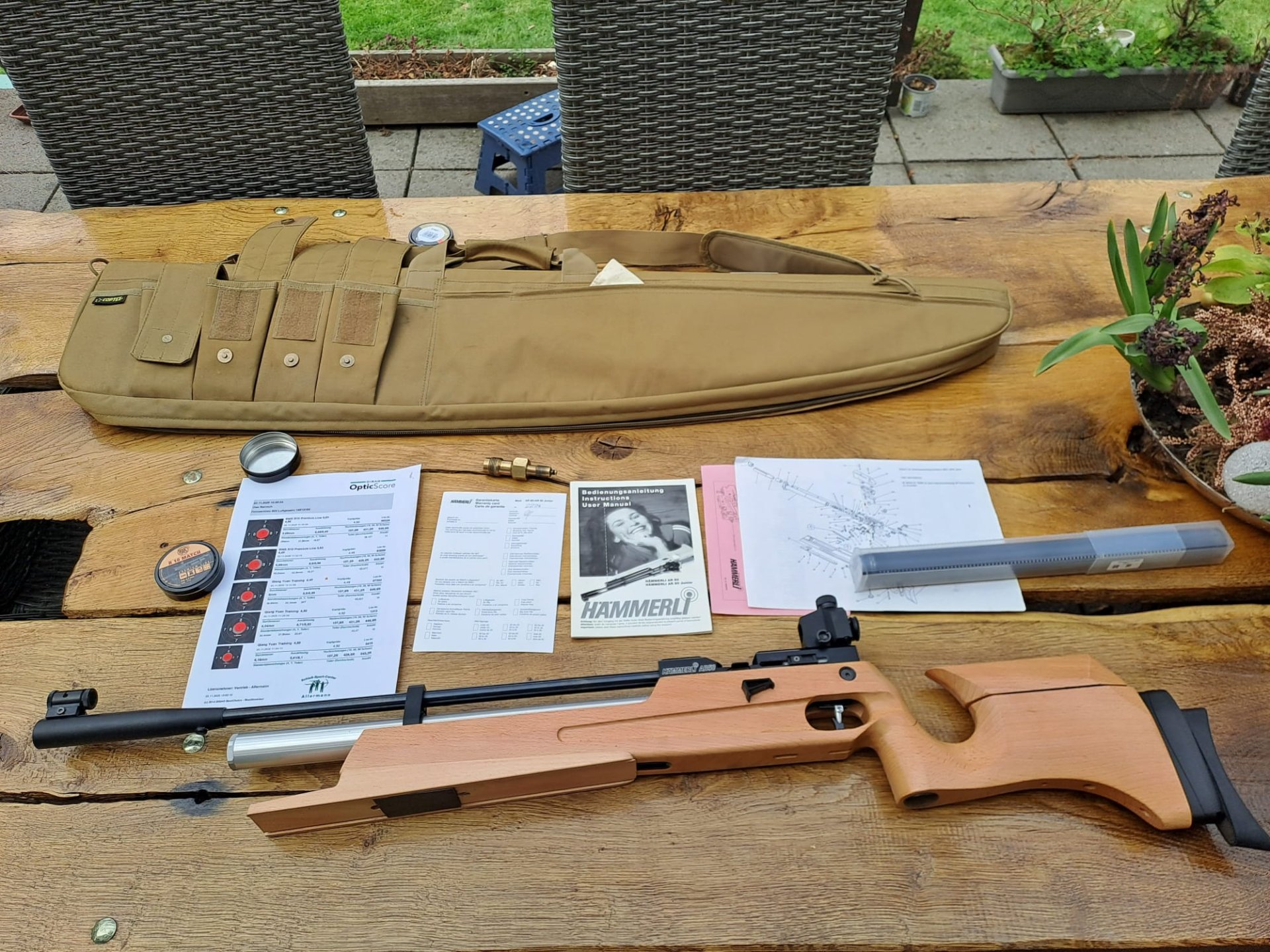 Hämmerli AR 50 mit neuer Kartusche Luftgewehr – Bild 6