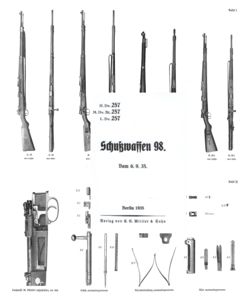Nachdruck Wehrmacht Dienstvorschrift Karabiner 98k von 1935 – Bild 1