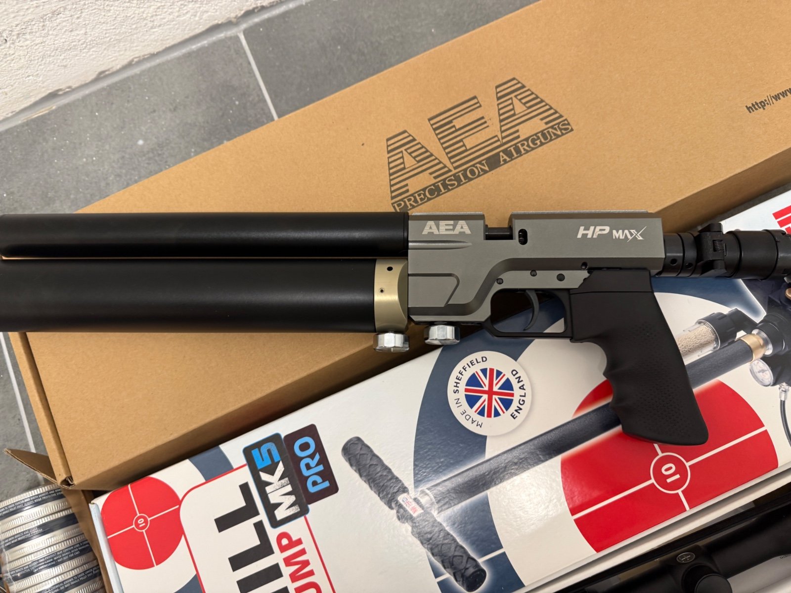 HP MAX MK I mit Zielfernrohr und Hill Pumpe – Bild 6