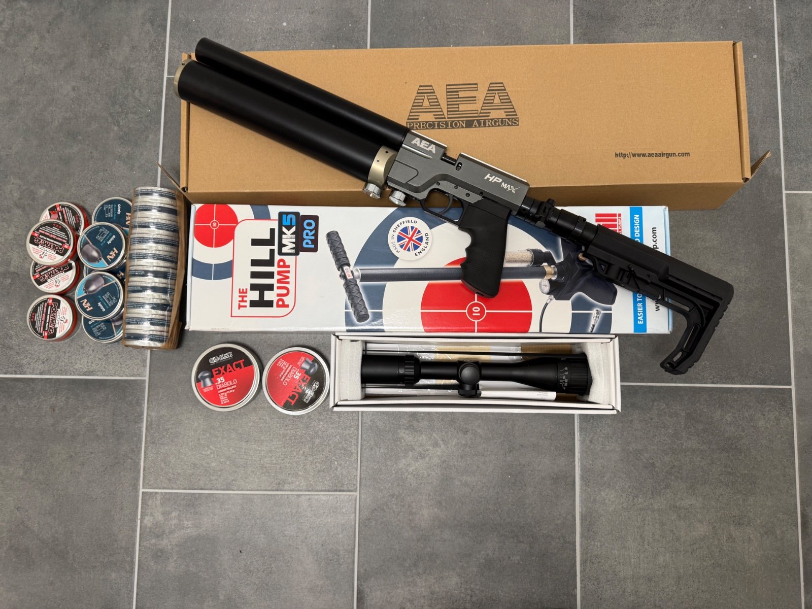 HP MAX MK I mit Zielfernrohr und Hill Pumpe – Bild 5