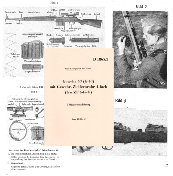 Nachdruck Bedienungsanleitung Wehrmacht Gewehr 43 – Bild 1