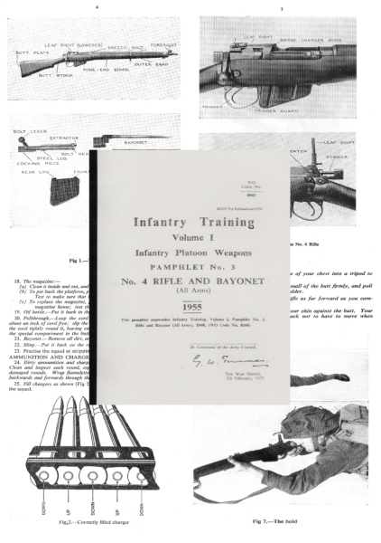 Nachdruck englische Ausbildungsvorschrift Enfield No. 4 Karabiner von 1955 – Bild 1