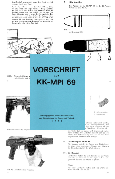 Nachdruck DDR Dienstvorschrift Kleinkaliber-Kalaschnikow KK Mpi 69 – Bild 1
