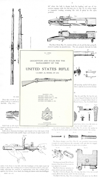 Nachdruck US-Dienstvorschrift Gewehr Springfield 1903 von 1911 – Bild 1