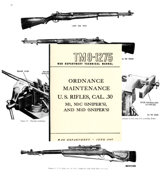 Nachdruck US-Dienstvorschrift M1 Garand Instandsetzung von 1947 – Bild 1