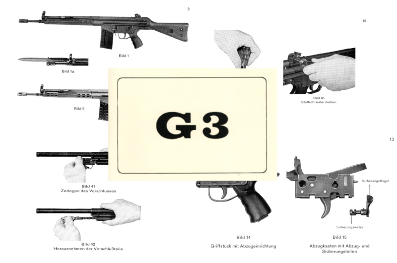 Nachdruck Bedienungsanleitung Gewehr G3 Bundeswehr – Bild 1