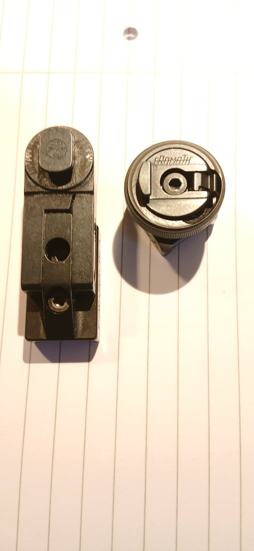 Eramatic/ Eratac Schwenkmontage Zeiss Innenschiene fein graviert – Bild 1