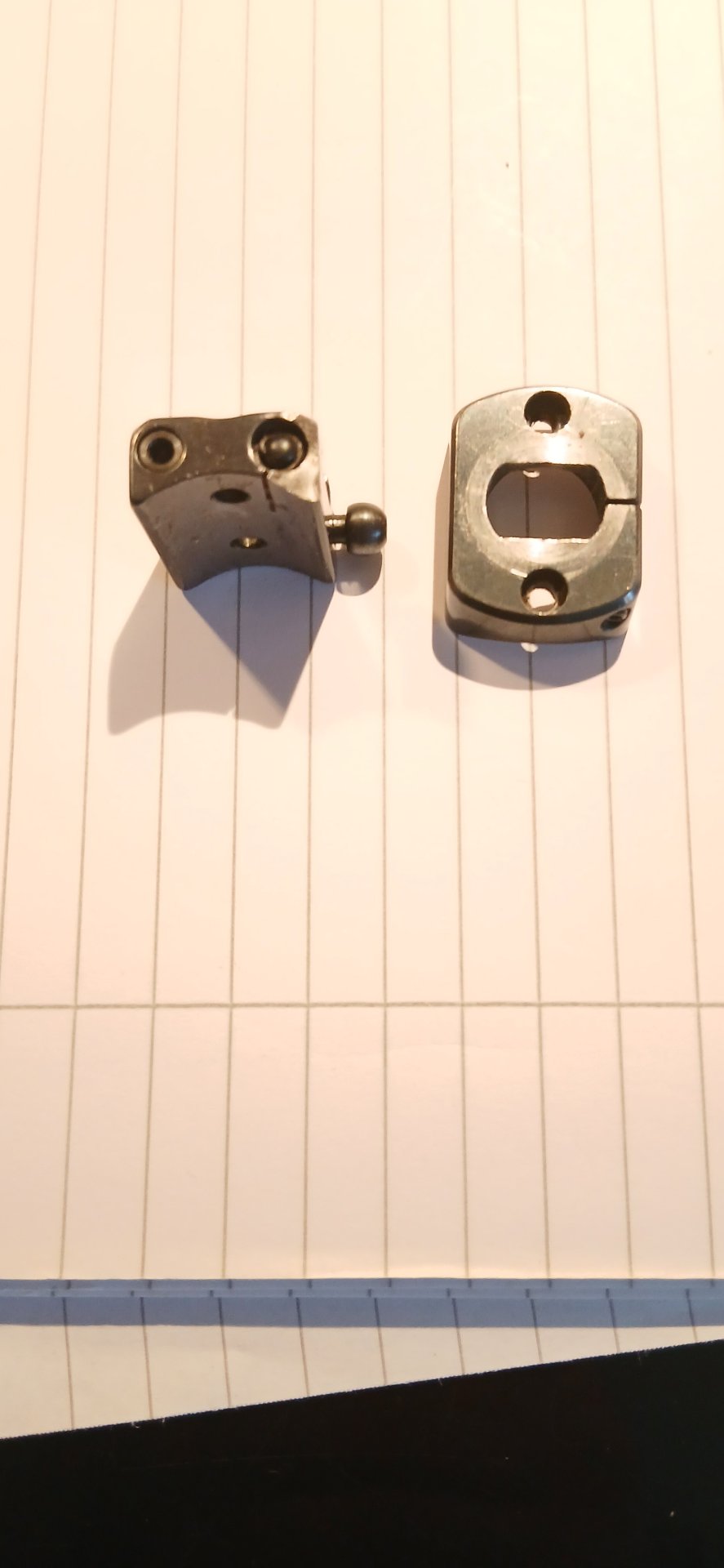 Unterteile Schwenkmontage Mauser 98 – Bild 1