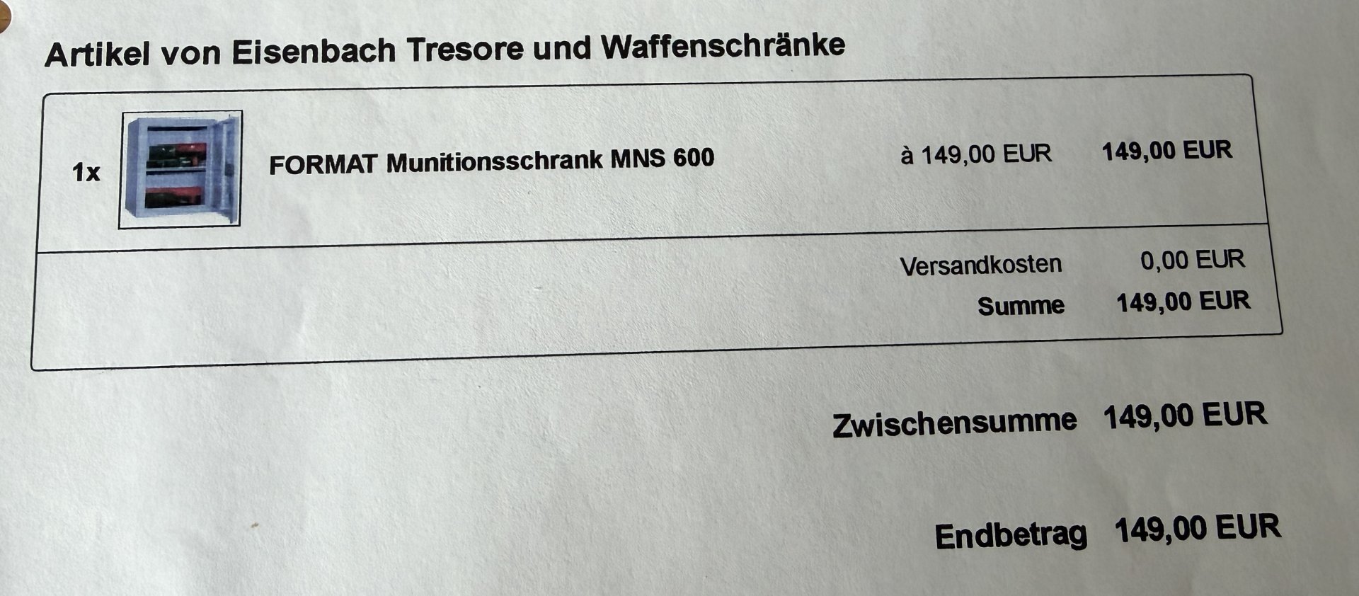 Munitions Pulver Tresor von Eisenbach – Bild 3