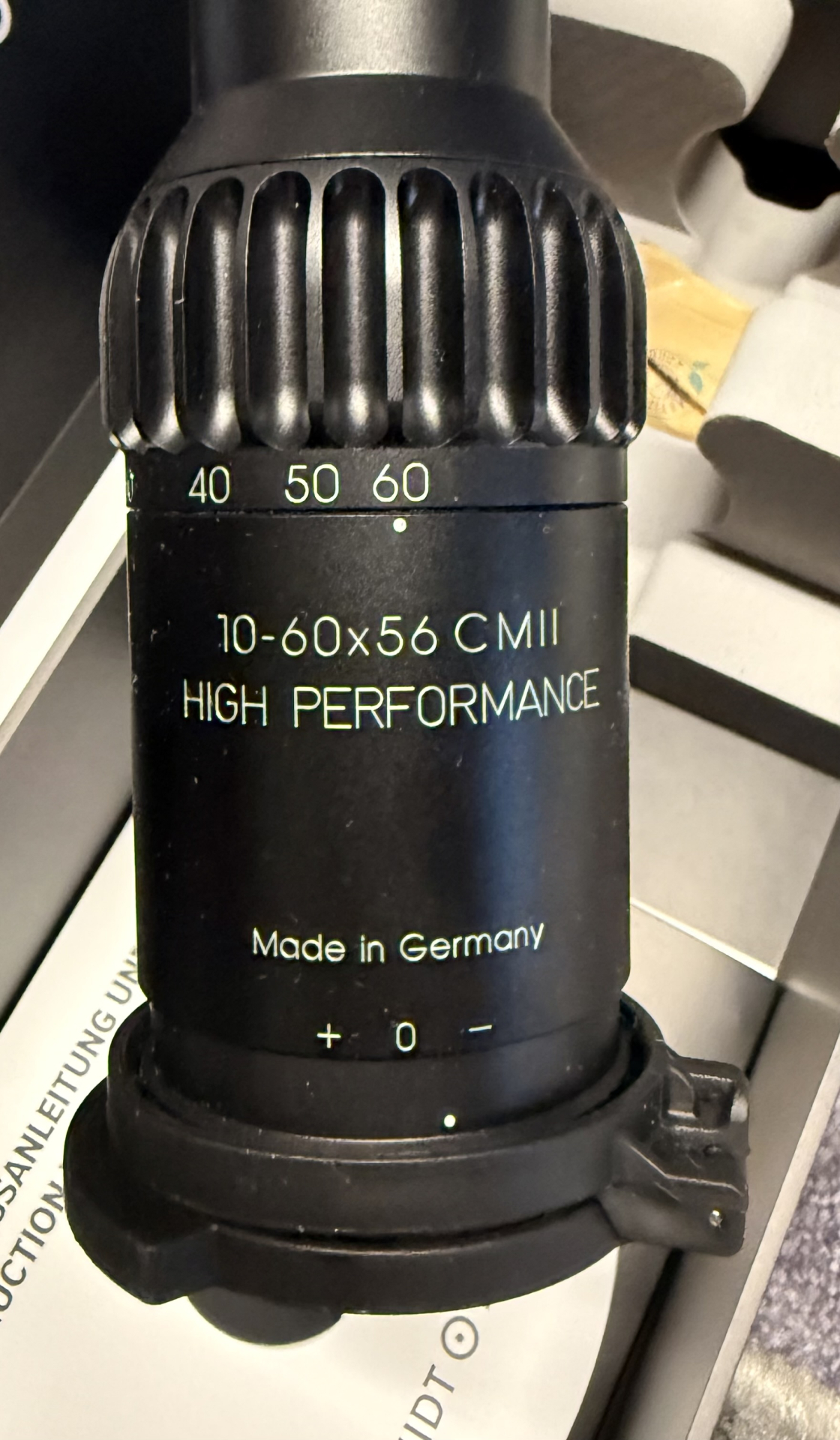 Schmidt und Bender 10-60x56 CMII High Performance schwarz MRAD Art.: 160-911-602-Q1-I5 – Bild 4