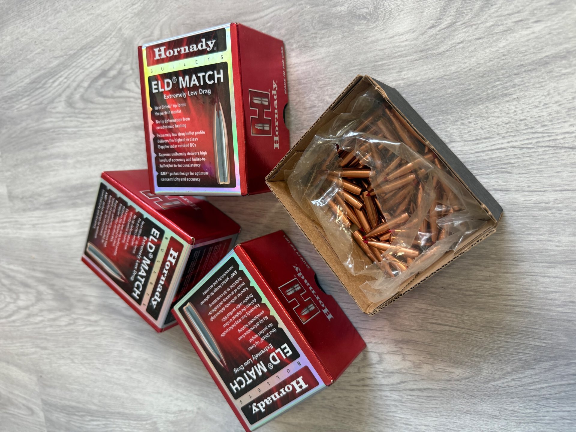 266 Stück Hornady ELD-M Match 140gr Geschosse 6.5 Creedmoor – Bild 1