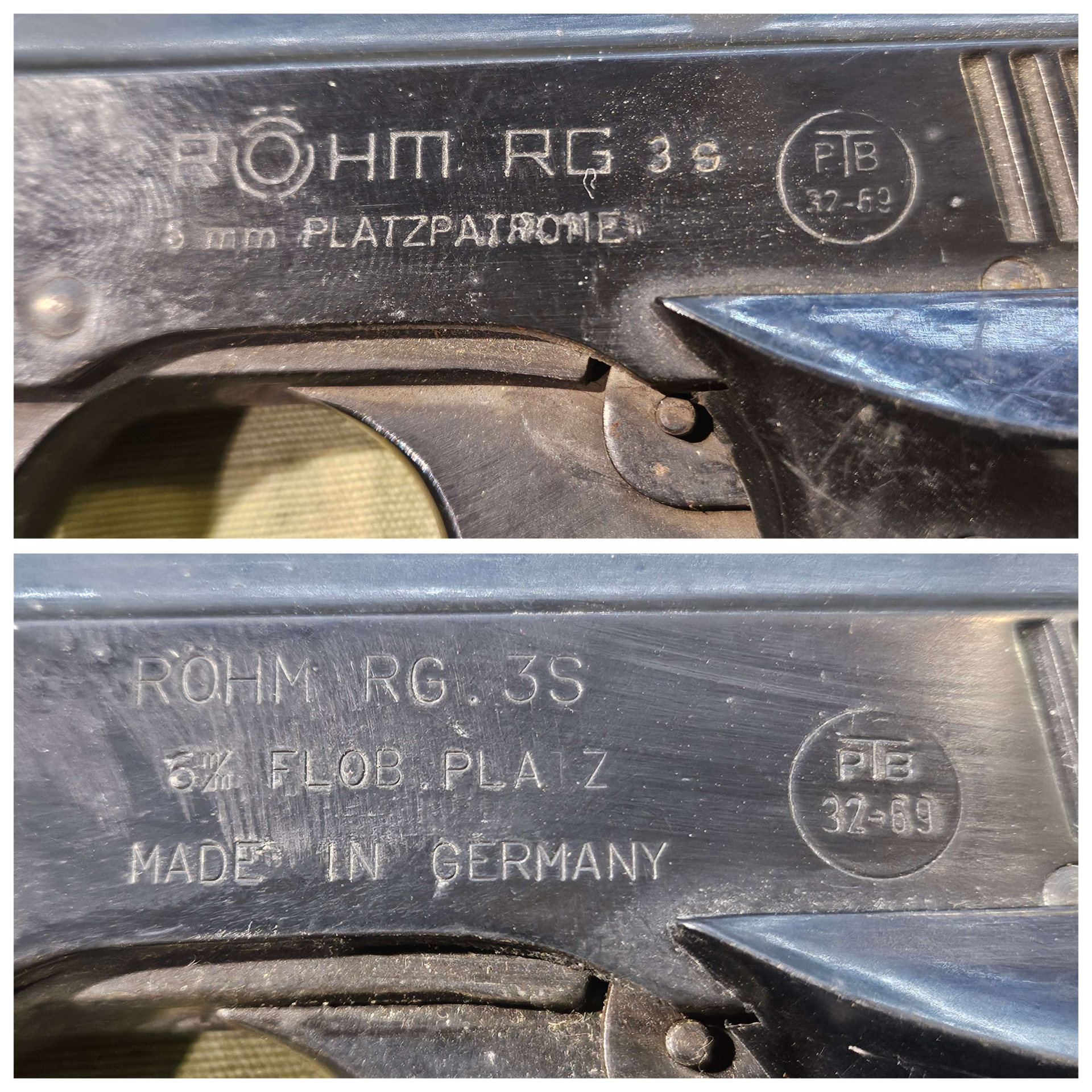 2x Schreckschuss Pistole Röhm RG 3 6mm Flobert Platz und div Zubehör – Bild 2