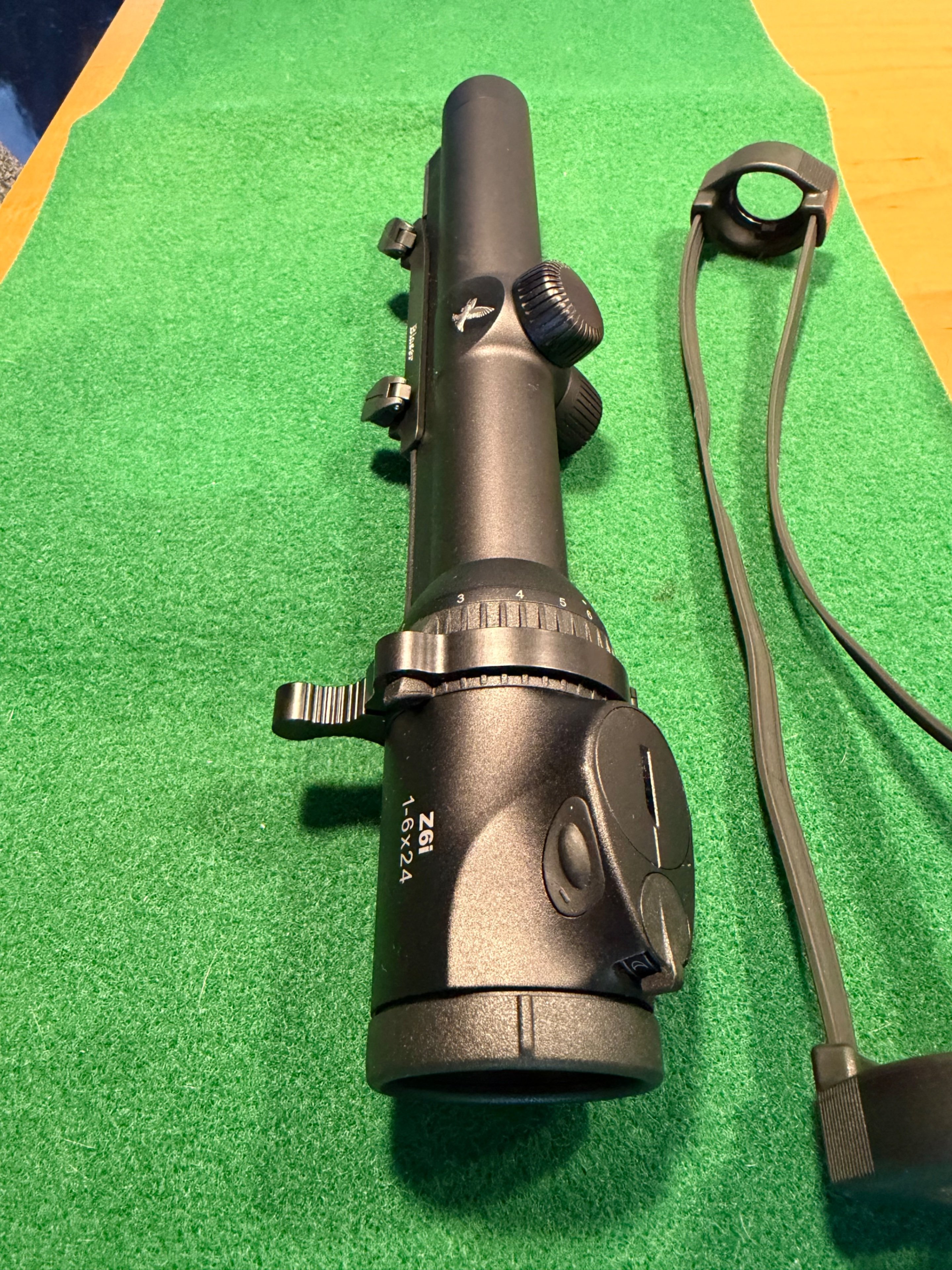 Swarovski Z6i 1–6x24 inkl. Blaser Sattelmontage & original Swarovski Vergrößerungshebel – Bild 1